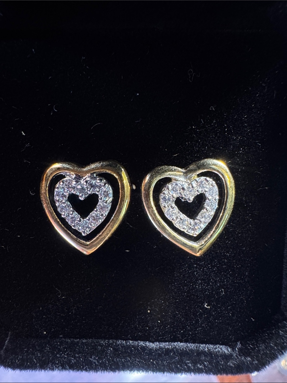 3209-Swarovski Crystal Element post earrings. Velvet box included.